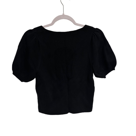 French Connection- Jaida Square Neck Puffed Sleeved - Picture 4 of 5